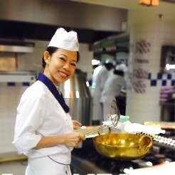 Chef Pui at the wok